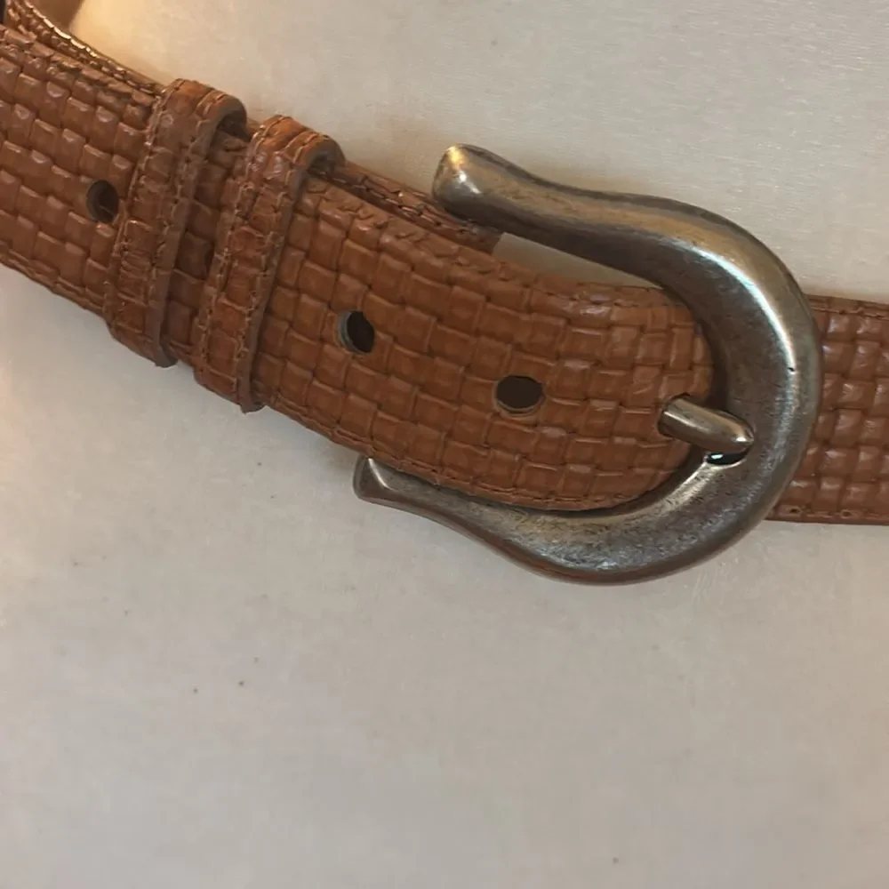 Talbots Tan Leather Belt - M